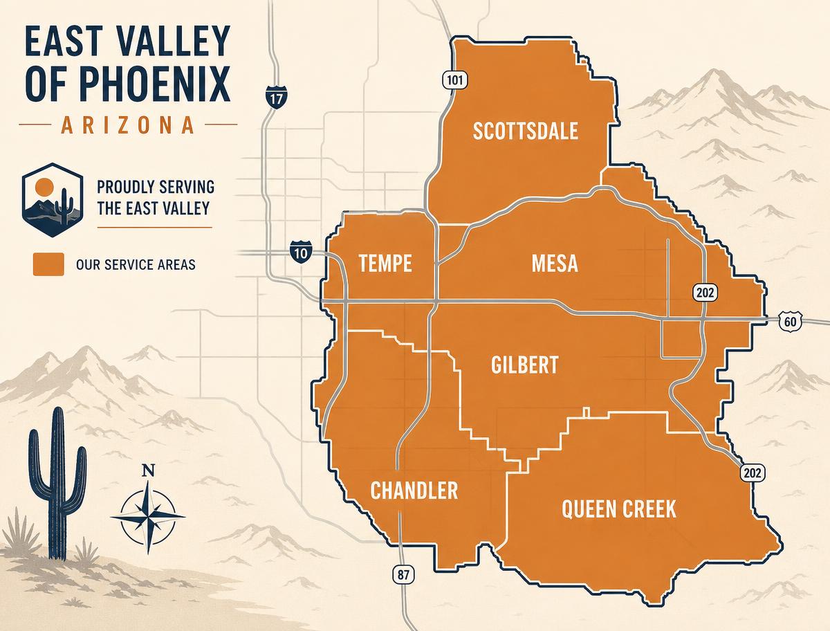 Service area map